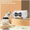 Pet Food Storage Containers for Dog, Cat, Bird, and Other Pet Treat Storage Bin, Suitable for Storage Snacks, Biscuits, and Bones (White)